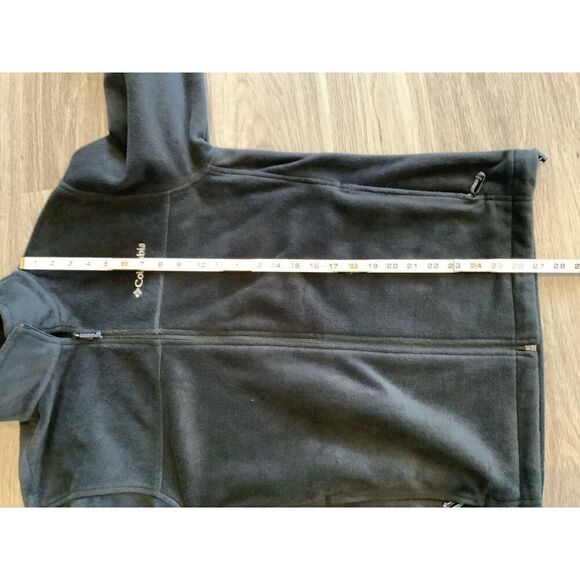 Columbia Black Fleece Full-Zip High Collar Logo Unisex Jacket Size Medium - Picture 8 of 13